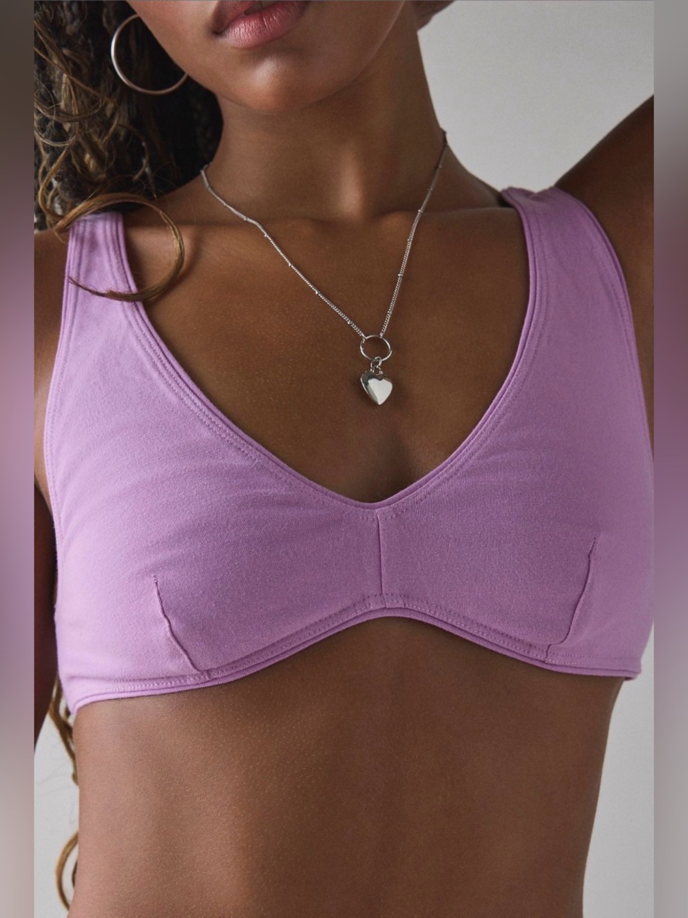 NWOT Out From Under Bec Knit Plunge Bralette